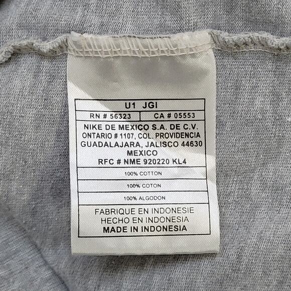 Vintage Y2K NIKE Shirt Womens 2XL 24x28 Gray - Picture 7 of 15